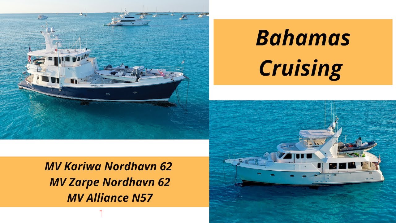 Cruising Nordhavns, two N62's and a N57 cruising in the Bahamas.  @NordhavnYachtsPAE