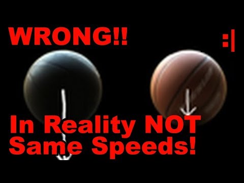 Misconception About Falling Objects: Why objects DON'T fall with the same acceleration - Physics