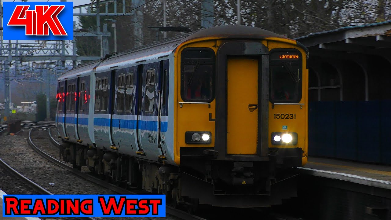 GREAT VARIETY! Trains at Reading West (GWML) 23.12.2025