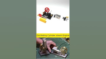 Oscillating cylinder steam Engine #cad #solidworks #fusion360 #mechanical #mechanism #engineering