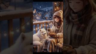 A Quiet Snowy Life with My Dog ❄️🐶