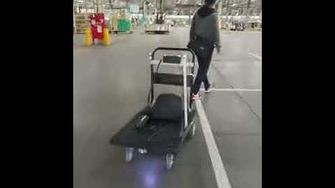 PWS Inc AGV Solutions eDolly @ PWS Lab video 05