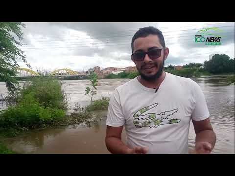 Portal Icó News: Águas de barragens rompidas desembocam no rio salgado em Icó
