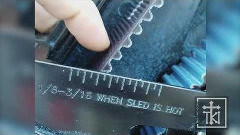 Setting Proper belt tension on a TKI CNC Beltdrive