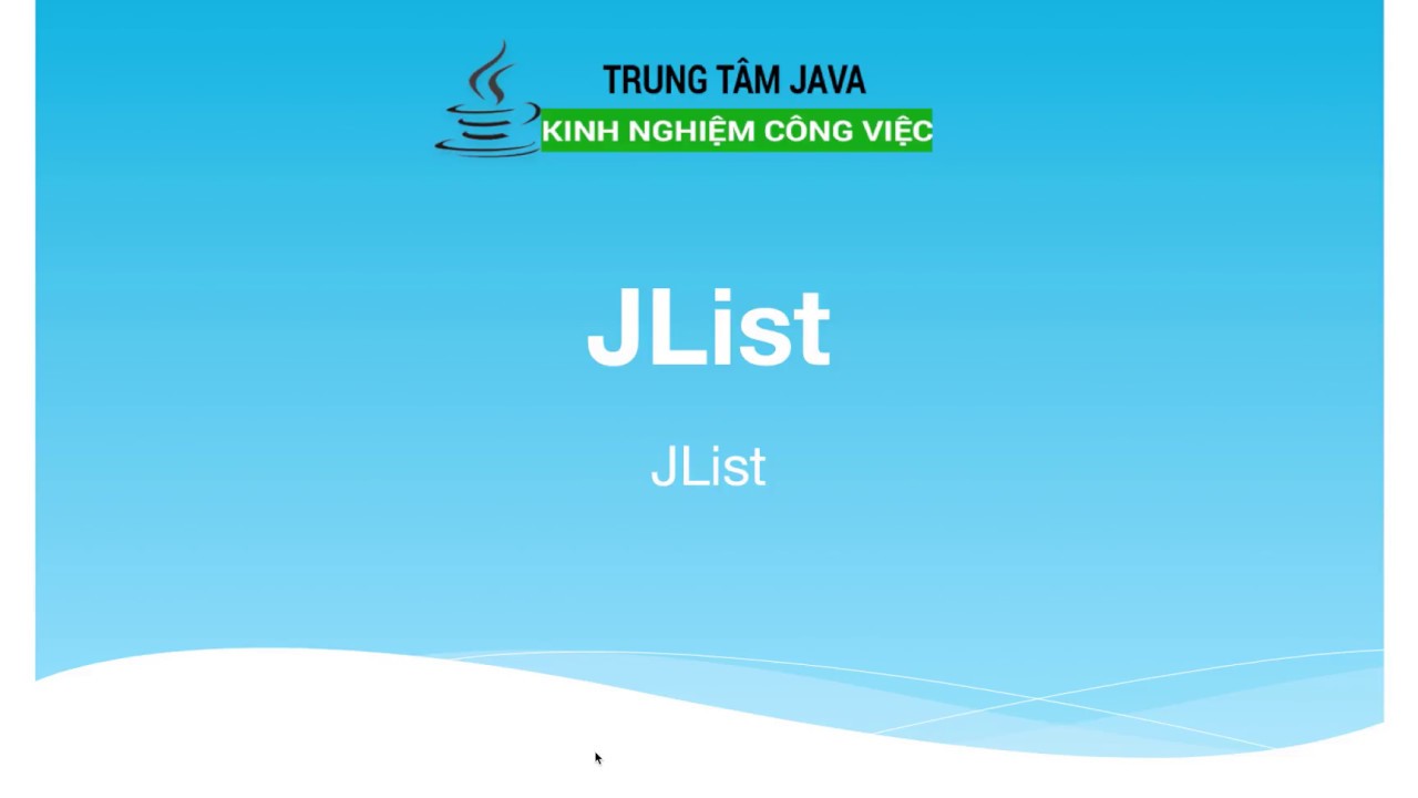 Jlist Component