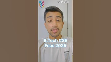 UPES B.Tech CSE Fees 2025 | #upes #upesdehradun