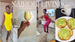 WEEKLY VLOG IN NAIROBI: Taking Care of My Health/At Home Workouts, Batch Cooking, Smoothie Recipe