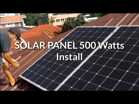 SOLAR Install 500W  APS YC500A