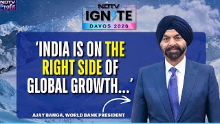 Famous Davos 2026: What the World Bank Sees Ahead for India & the Global Economy | Ajay Banga Exclusive Net Worth