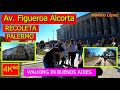 4K⁶⁰ 🚶 - BUENOS AIRES walk 👉 (Avenida Figueroa Alcorta, Recoleta/Palermo) - WALKING TOUR - ARGENTINA