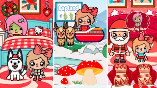 I Went To Santa Claus Village In Lapland To Help My Sick Mom | Toca Life Story | Toca Boca