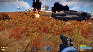 RUST  Akatcuki Server - Sam sites trying to destroy Heli