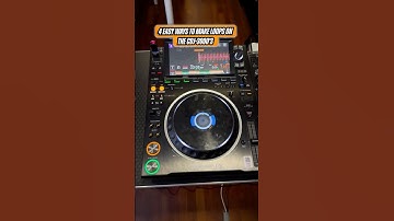 4 Easy Ways to Make Loops on CDJ-3000’s #shorts