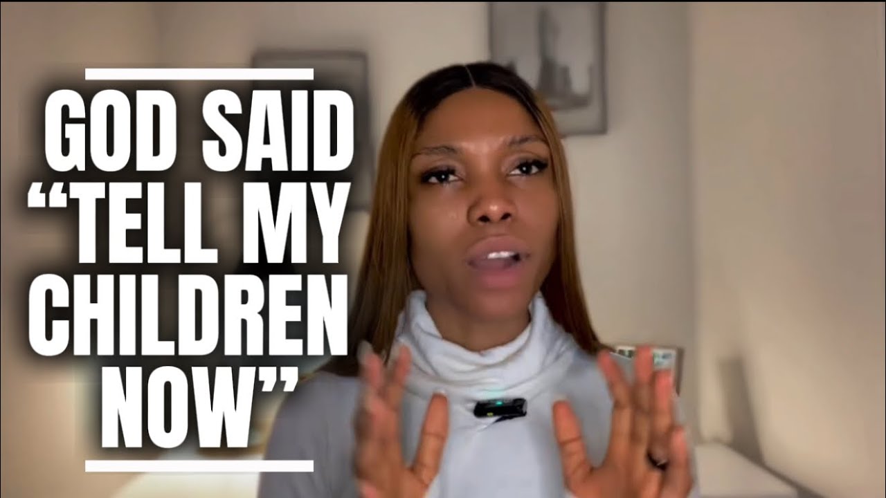 GOD SAID “TELL THEM NOW”‼️