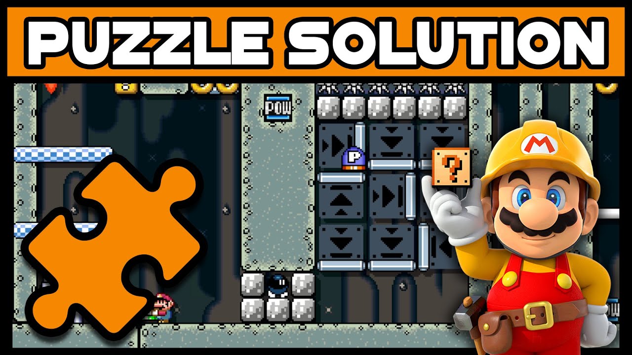 Super Mario Maker - One Screen Puzzle Walkthrough [#13] - Yoshi ...