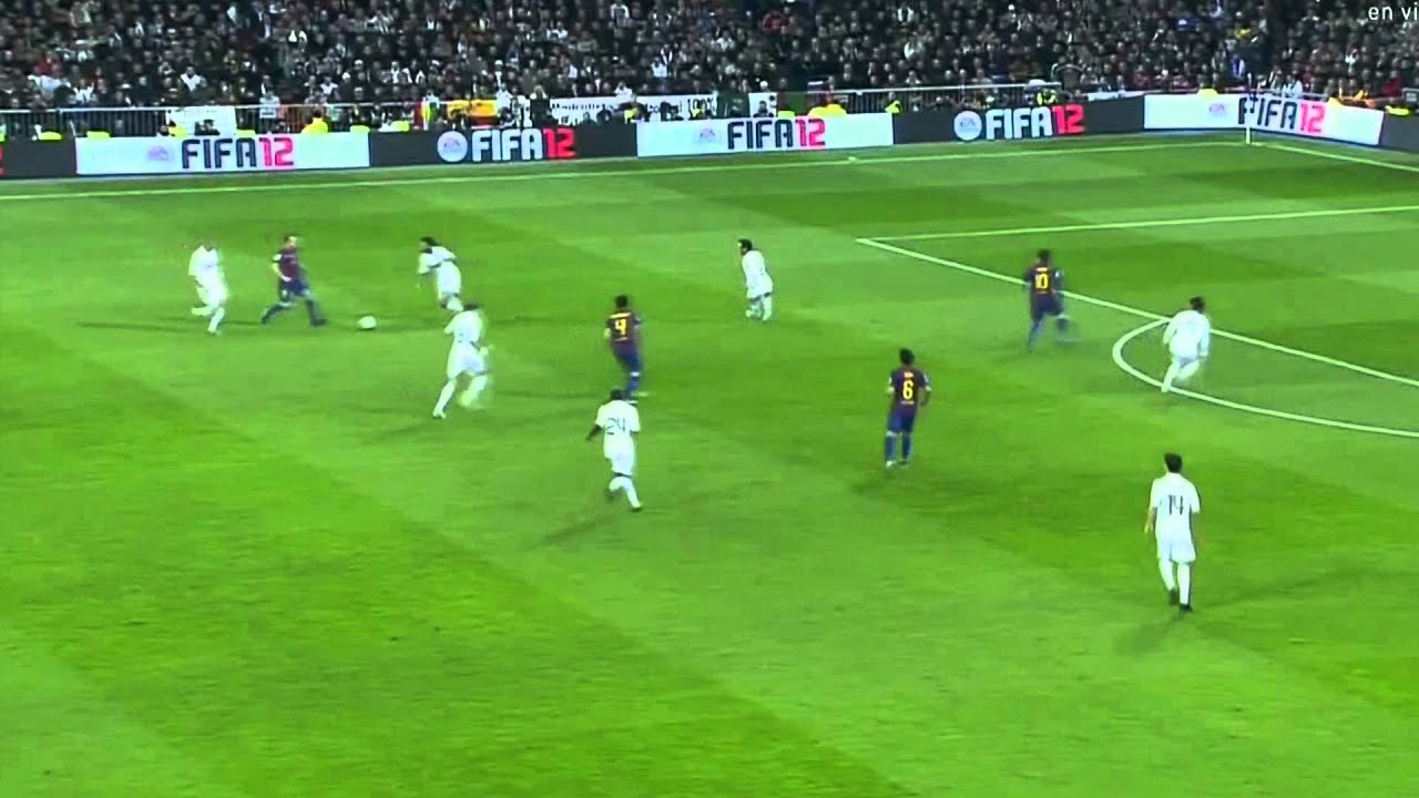 Andrès Iniesta Vs Real Madrid (18.01.12)
