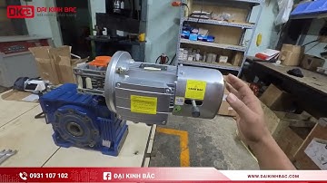 Hộp giảm tốc cốt âm 2 cấp giảm tốc NMRV