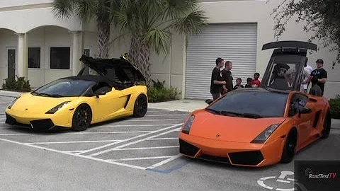 Underground Gallardo Twin Turbo vs Heffner Gallardo Twin Turbo - Race Video - Road Test TV ®