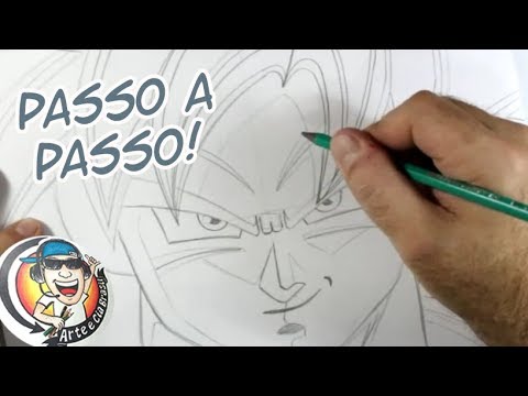 How to draw Goku Ultra Instinct - Dragon Ball Super 