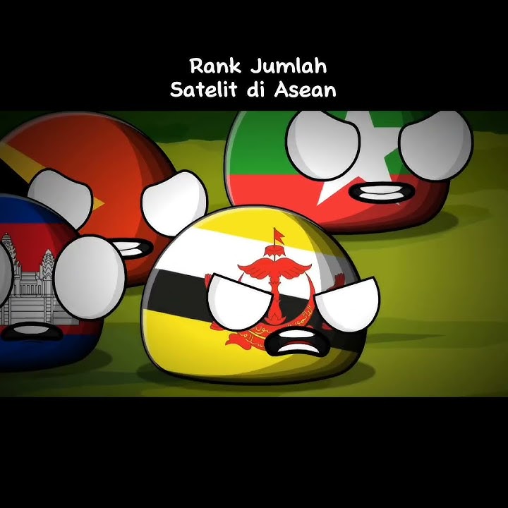Rank Jumlah Satelit Asean #countryballs #animasi #memes