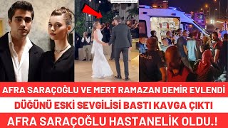 Rol Arkadaşıyla Evlenen Ünlüler! Yalı Çapkını Afra Saraçoğlu Mert Ramazan Demir Evlendi