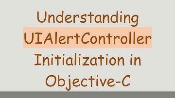 Understanding UIAlertController Initialization in Objective-C