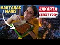 First Time Eating Indonesian Street Food in Jakarta 🇮🇩 Martabak Manis, Pisang Goreng!