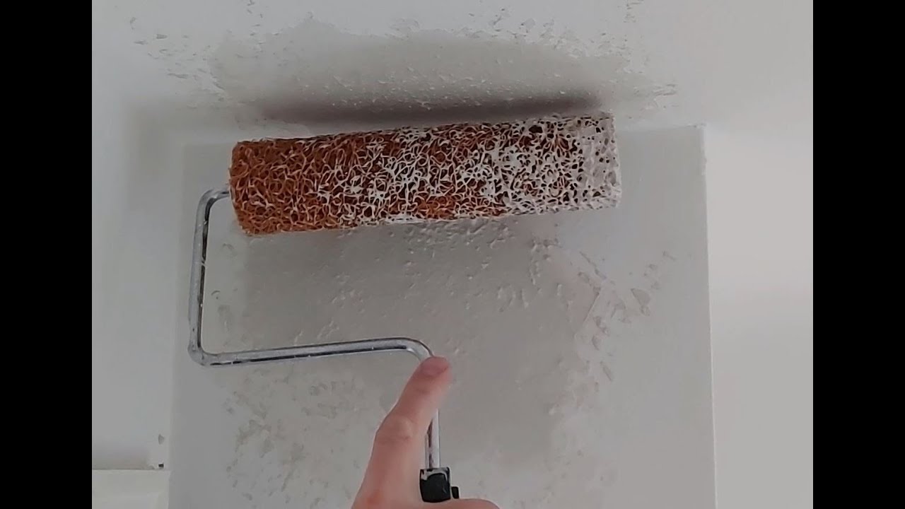texturing my walls with a spaghetti roller 