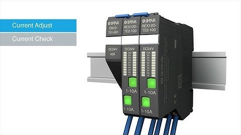 E-T-A REX12D-TE – Adjustment