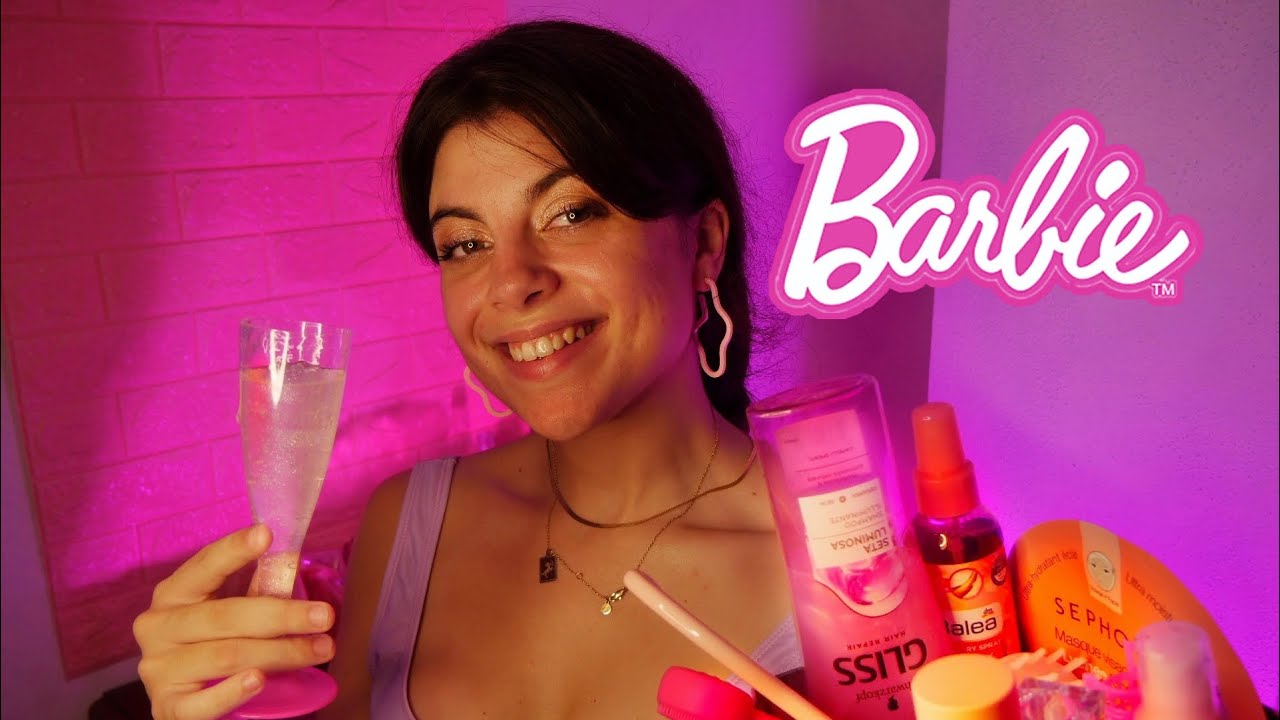 SPA ROSA per VERE BARBIE 🌸(personal attention, layered sounds, music) roleplay ASMR ITA