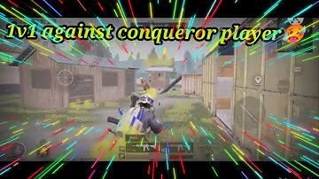 1V1 challenge against conqueror player🥵|| inspired by star captain👿#bgmi