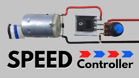 Simple DC Motor Speed Controller Circuit