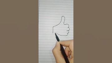How to draw a Thumbs up 👍#viral#shorts