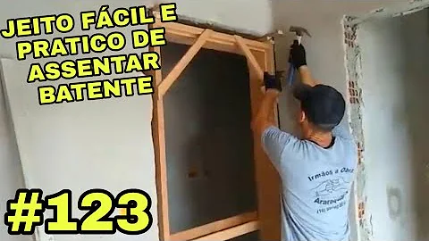 Como fazer batente para janela de vidro?