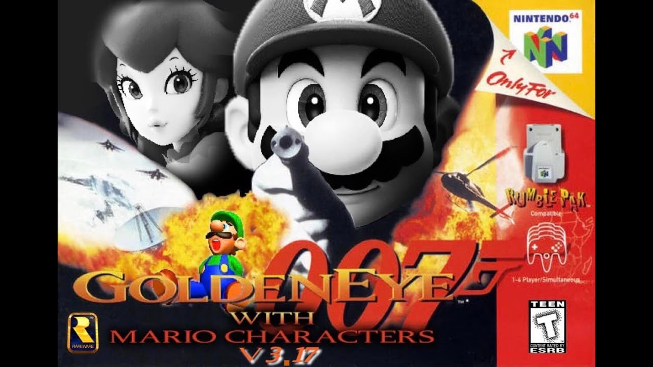 Golden Eye 007 with Mario Characters (Nintendo 64 N64) – Retro Gamers US