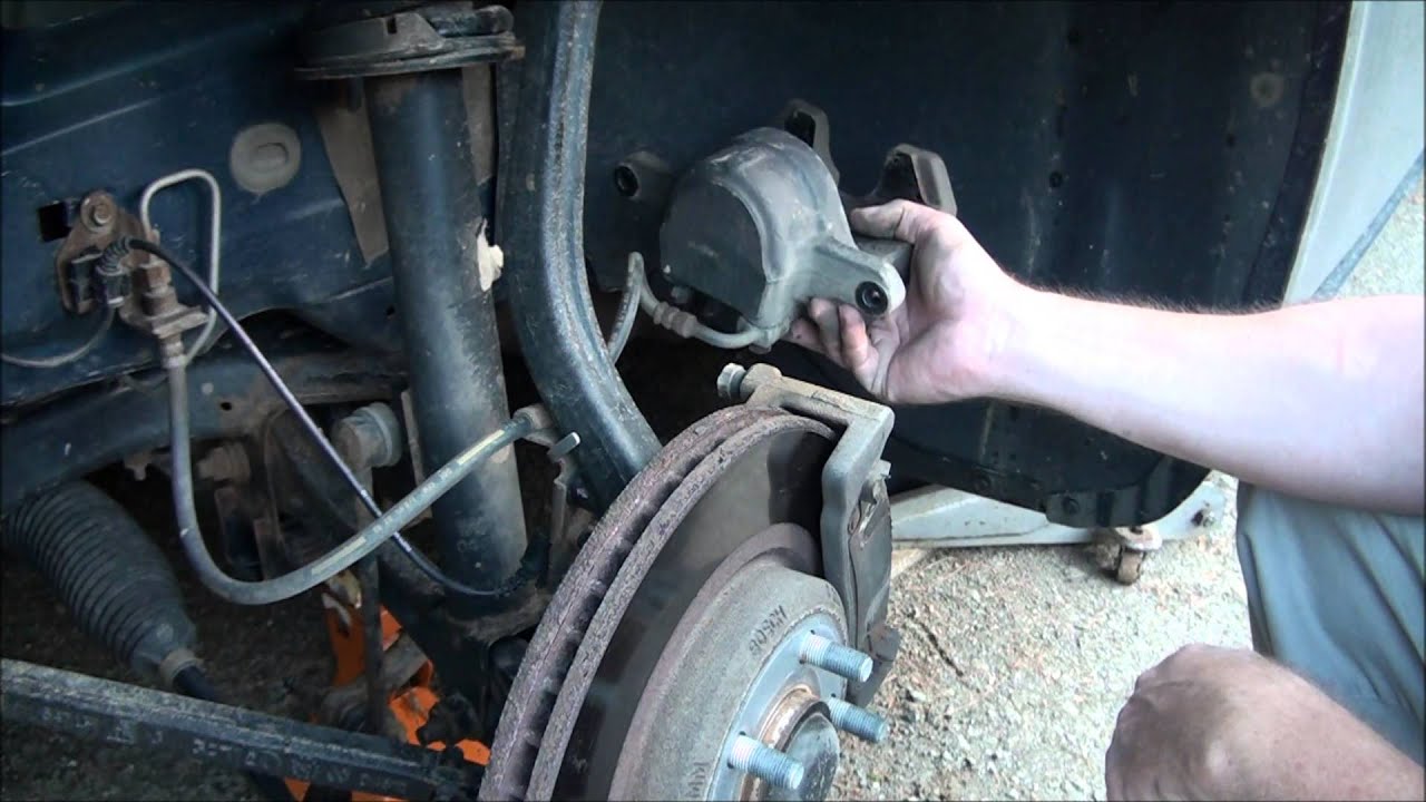 DIY - How to Replace Front Brake Pads and Rotors-2006 ... dodge 440 spark plug wiring diagram 