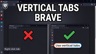 How To Enable Vertical Tabs In Brave Browser