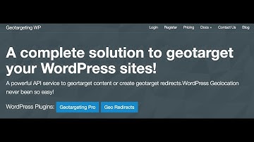 Geotargeting WP Service Review