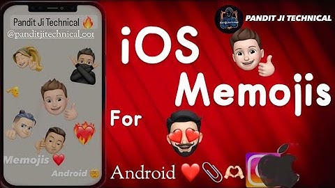 How To Get iOS Memojis On Android 🔥Add Memojis To Instagram Story|iPhone Memojis On Android 2023