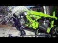 Shimano Zee RD-M640 with Sram X7 shifter and 9 speed 12-36 cassette