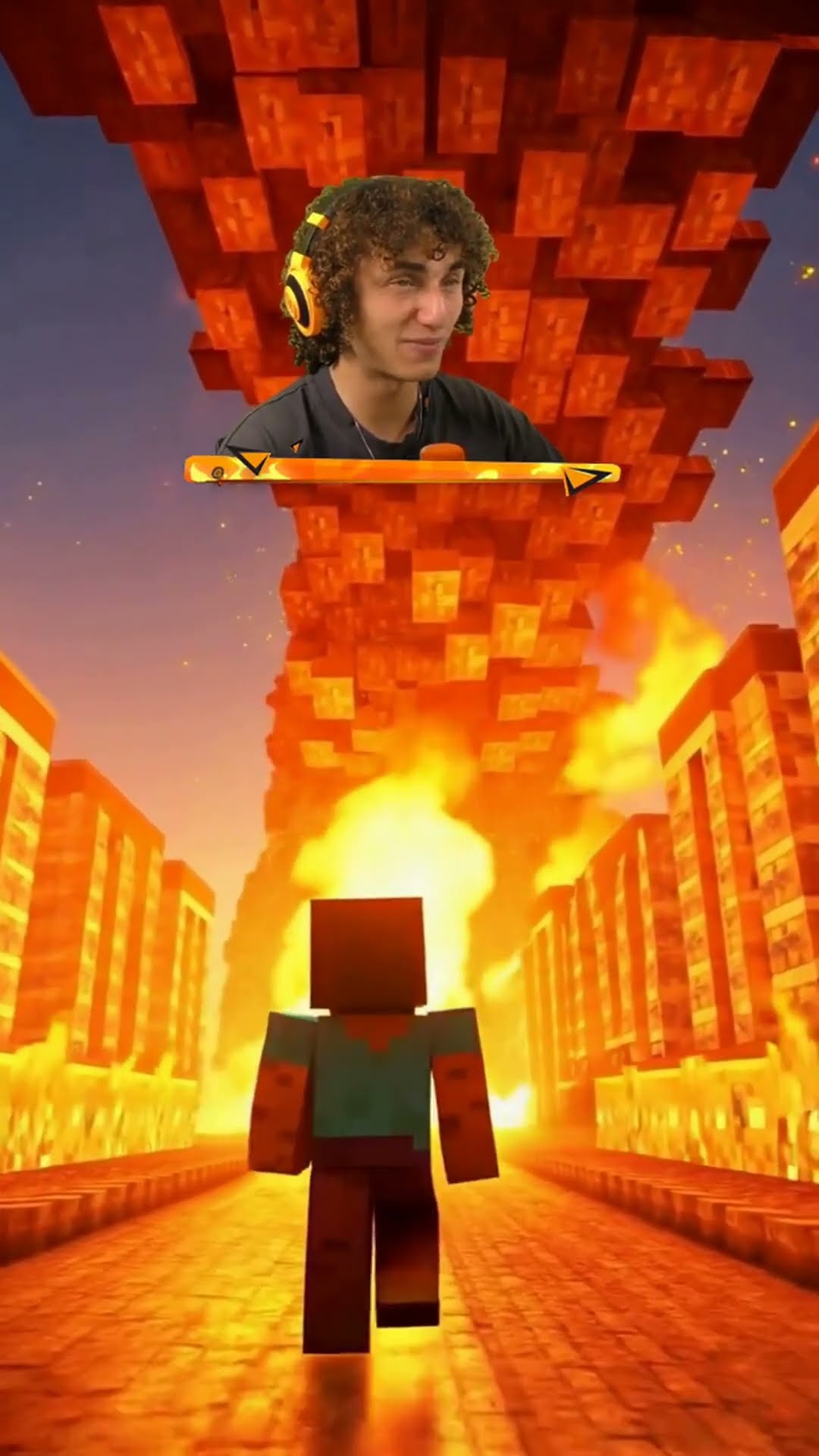INSANE City Fire in Minecraft!