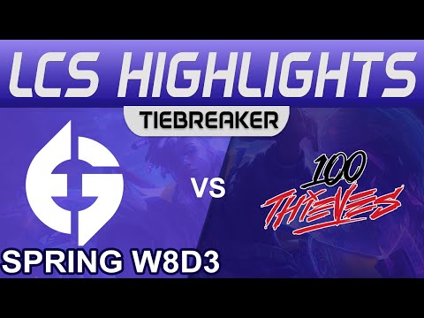 EG vs 100 Tiebraeker Highlights LCS Spring Season 2023 W8D3 Evil Geniuses vs 100 Thieves by Onivia