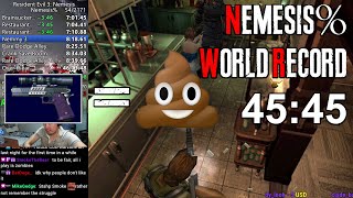 Resident Evil 3: Nemesis Nemesis% Speedrun Former World Record - 45:45