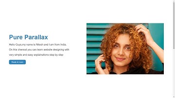 Rellax.js Parallax Effect Step by Step in Hindi 2021 | Rellax js tutorial | rellax js examples