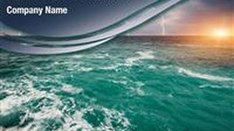 Ocean PowerPoint Template Backgrounds - DigitalOfficePro #03037