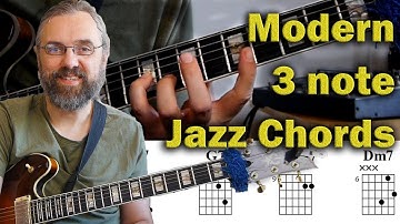 Modern 3 note voicings and voice leading - How to find new jazz chords