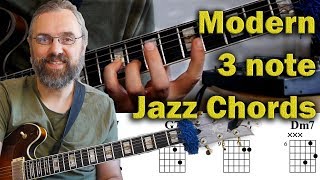 Modern 3 note voicings and voice leading - How to find new jazz chords