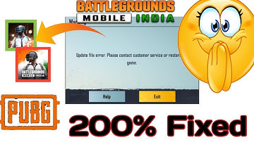Update file error please contact customer care or restart the game problem fixed | Tech Makan