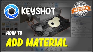 KeyShot How To Add Material Tutorial