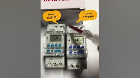 Timer 24h với 2 loại: đầu ra trực tiếp và đầu ra cặp tiếp điểm NO/NC. Đơn giản mà nhiều người nhầm!